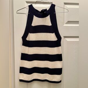 NWOT Ann Taylor halter sweater top. Ties at neck. Tried on only, never worn.